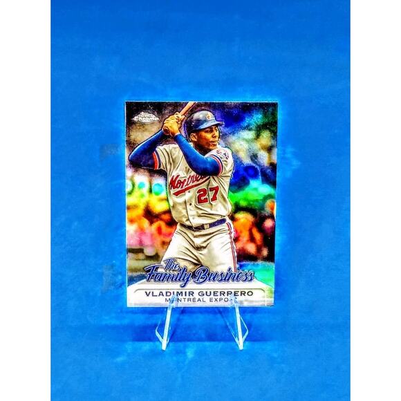 Vladimir Guerrero 2019 Topps Chrome Update The Family Business #FBC-4 Expos HOF - Picture 3 of 11